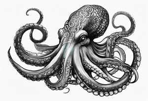 kraken tattoo idea