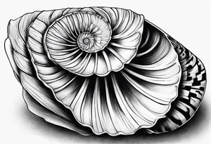 Nataulis shell tattoo idea