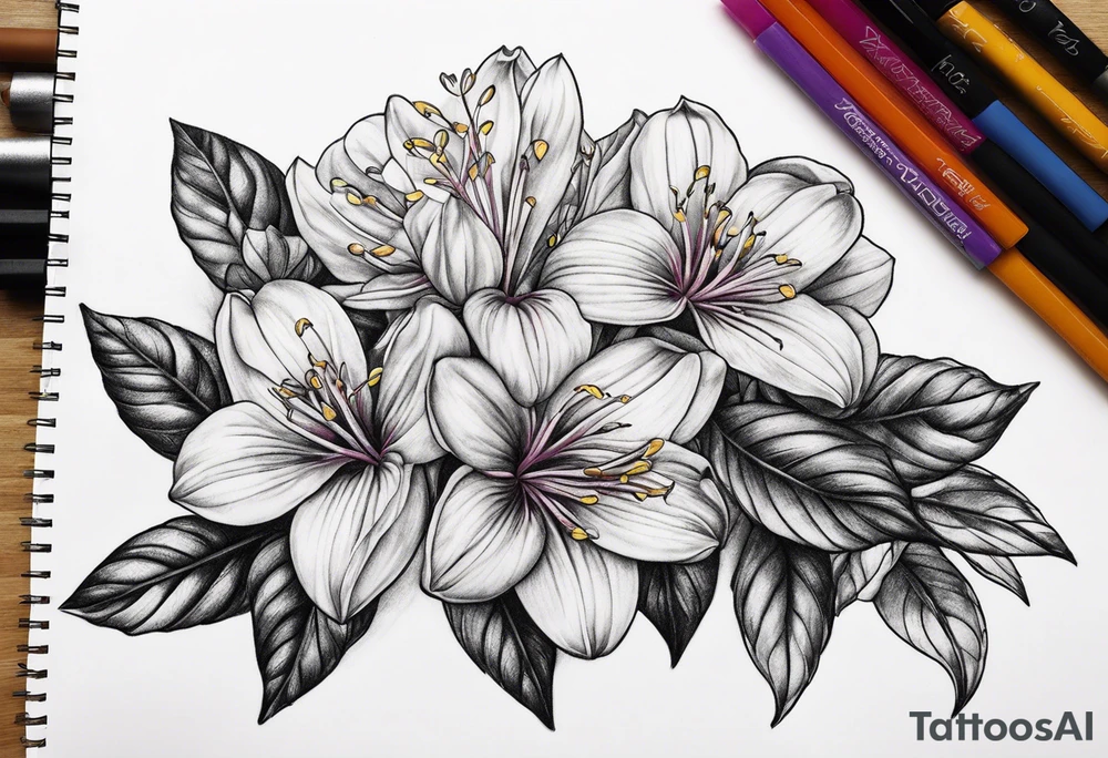 Lamprocapnos spectabilis species tattoo idea