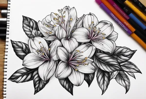 Lamprocapnos spectabilis species tattoo idea
