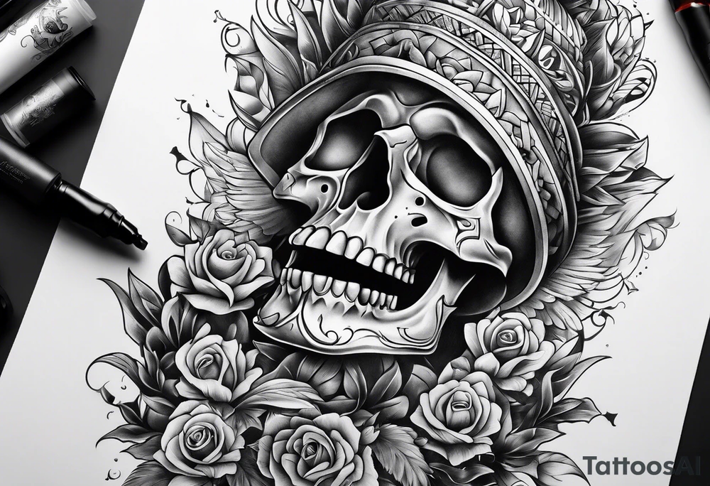 mortar tattoo idea