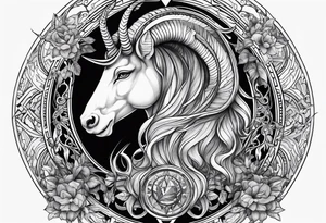 Capricorn sign tattoo tattoo idea