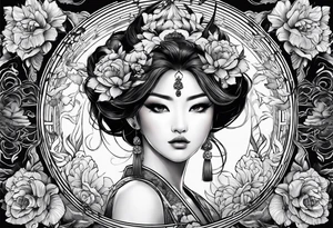 fresque héroique tattoo idea