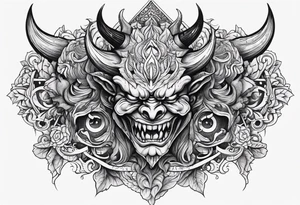 Lettering. End the stigma. Demon tattoo idea