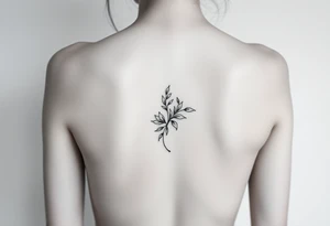 Woman simplistic body, drawing tattoo idea