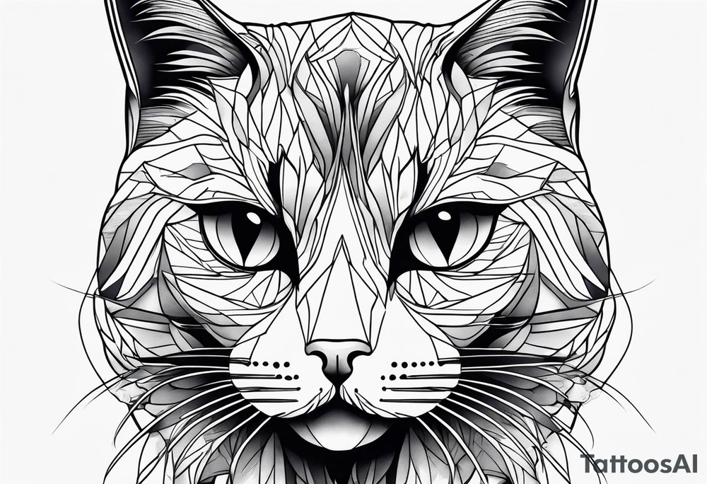 Black Cat tattoo idea