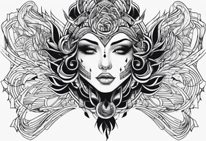 Skin ripping tattoo idea
