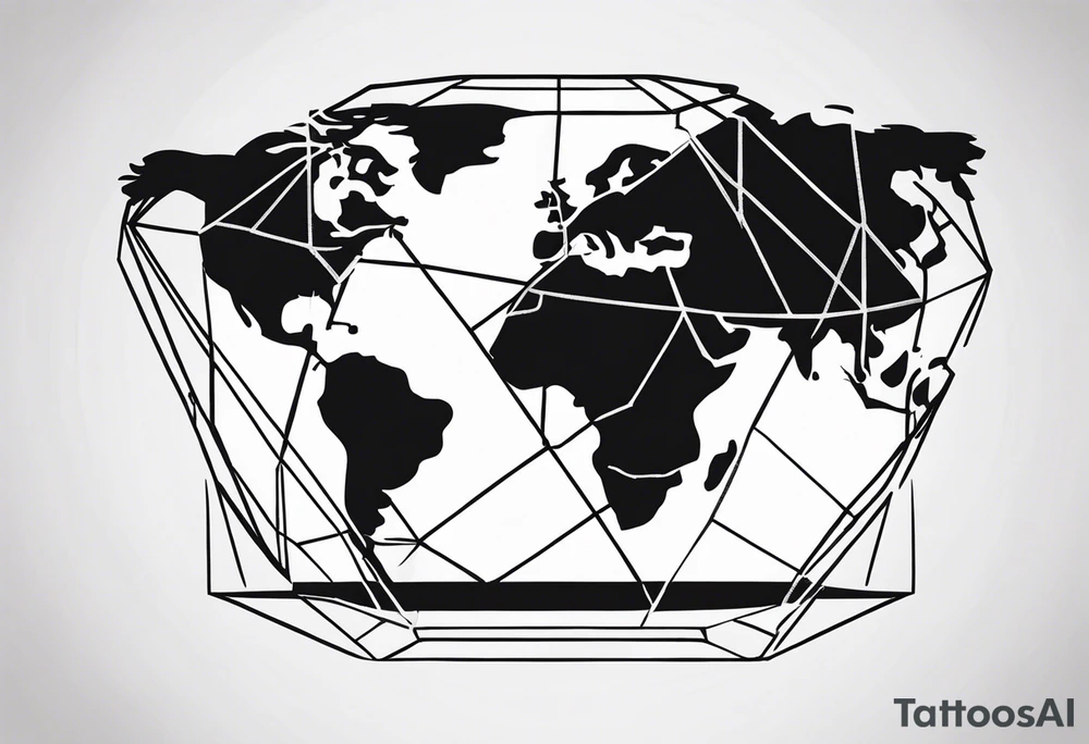 globe tattoo idea