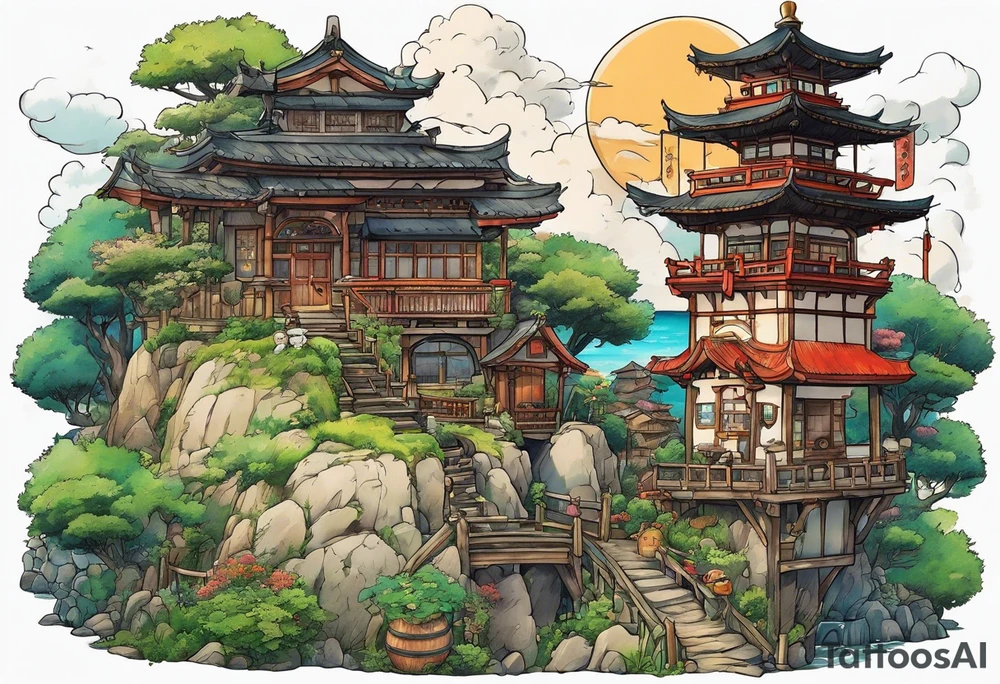 studio ghibli tattoo idea