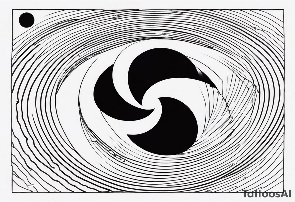 black hole tattoo idea