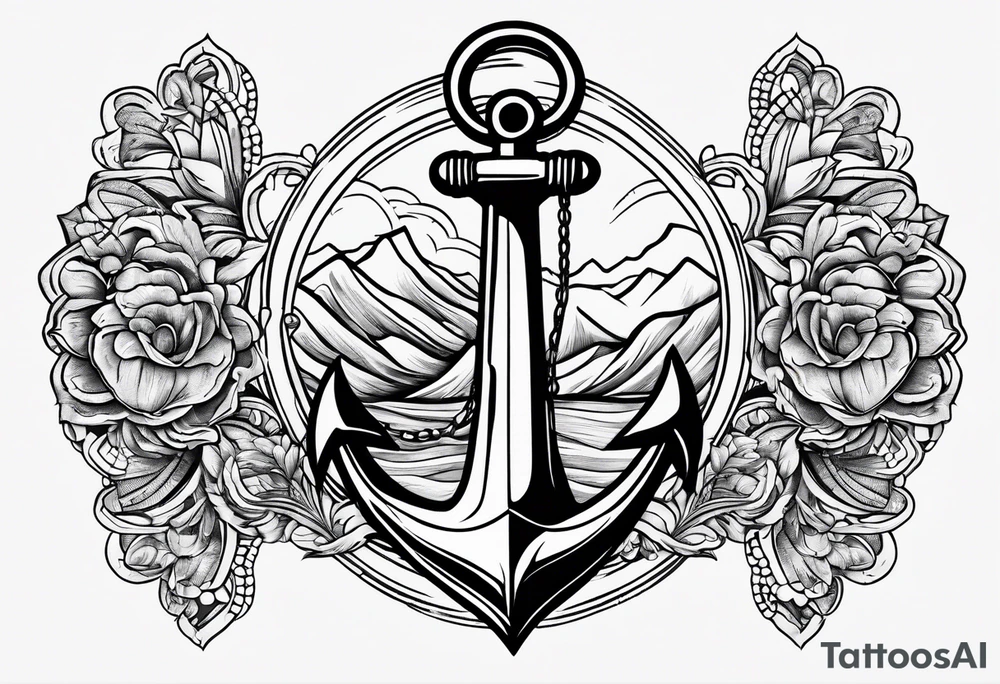 anchor tattoo idea