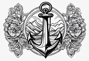 anchor tattoo idea