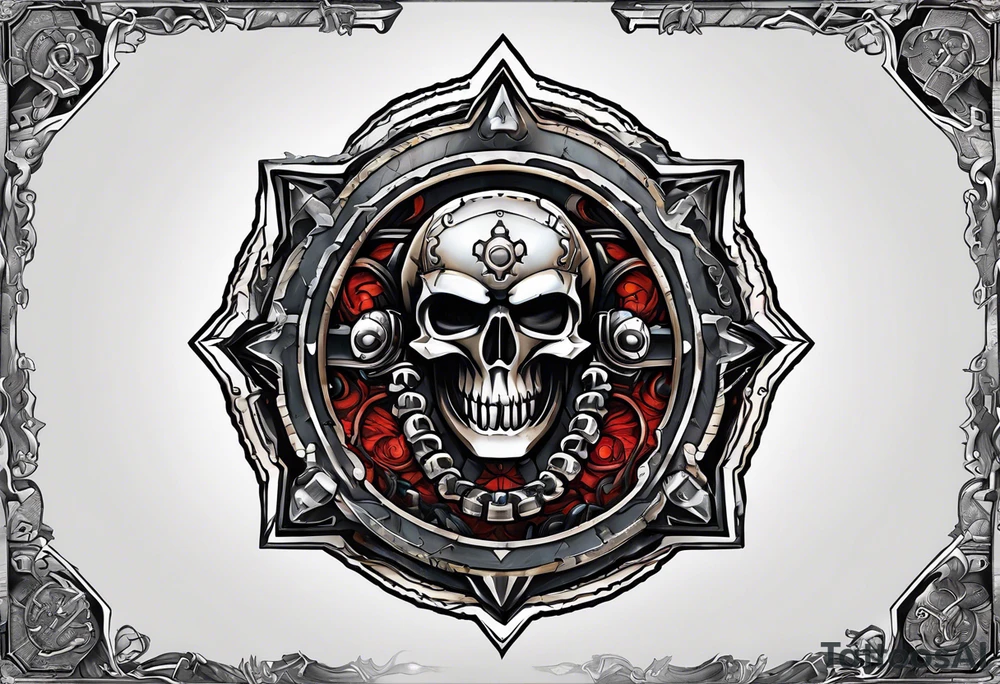 Warhammer 40k inquisitorial seal tattoo idea