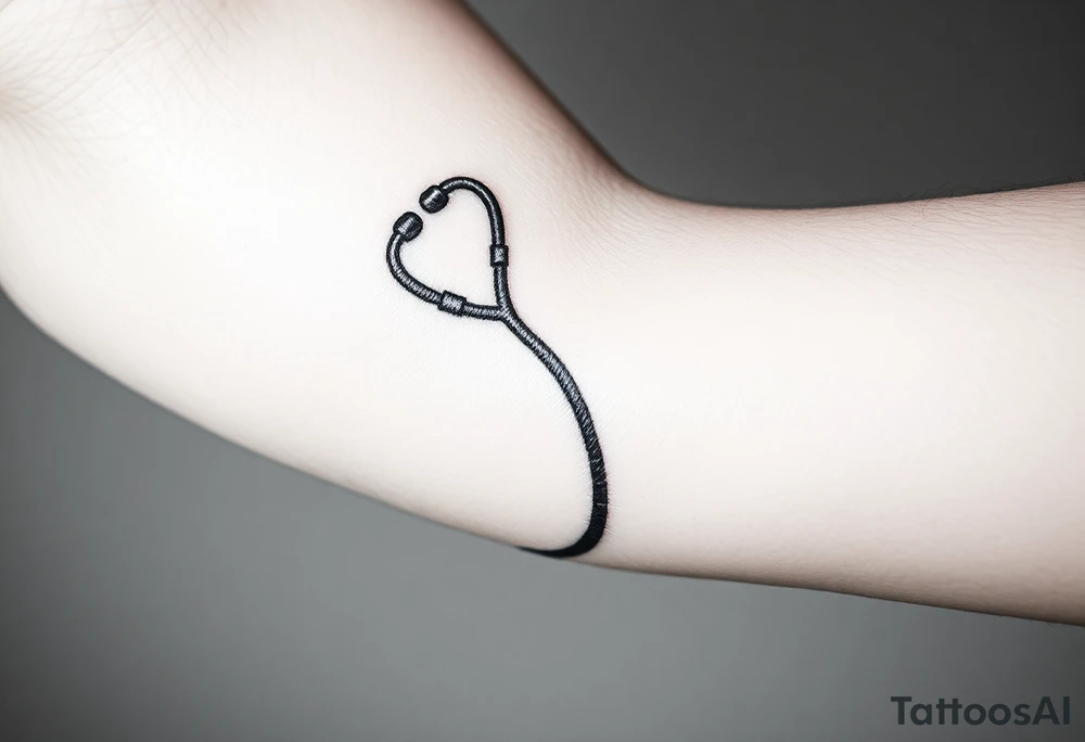 stethoscope , nurse tattoo idea