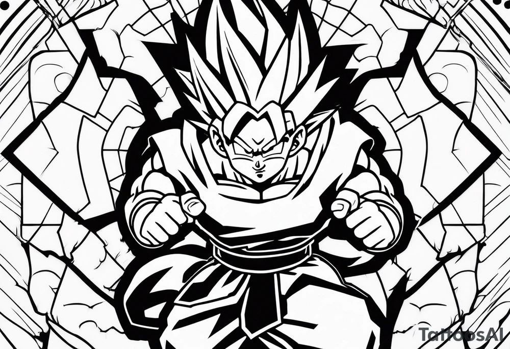 Dragon ball z tattoo idea