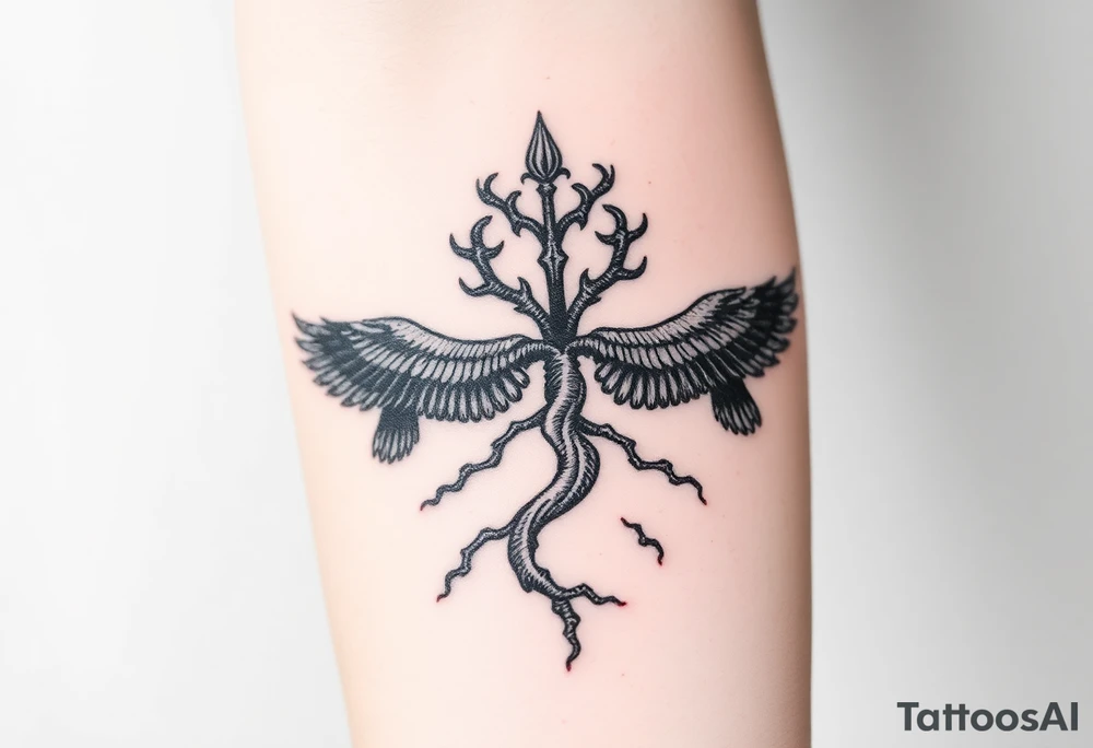 time, yggdrasil, ravens tattoo idea