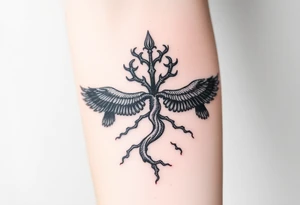 time, yggdrasil, ravens tattoo idea