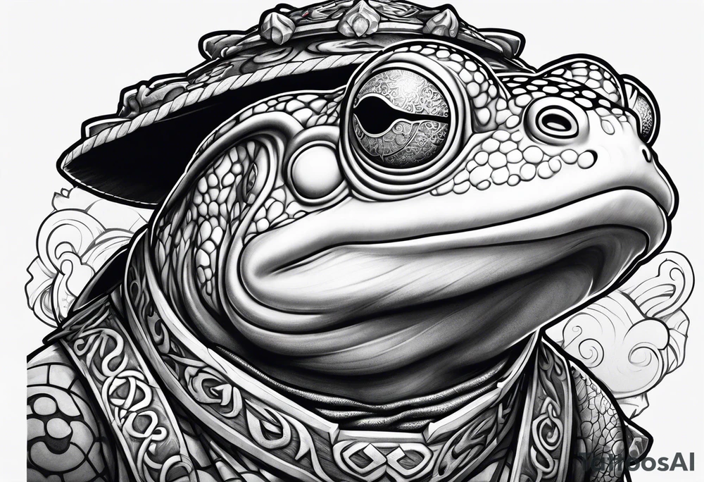 Jiraiya Naruto Gamakichi toad tattoo idea