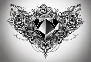 diamond tattoo idea