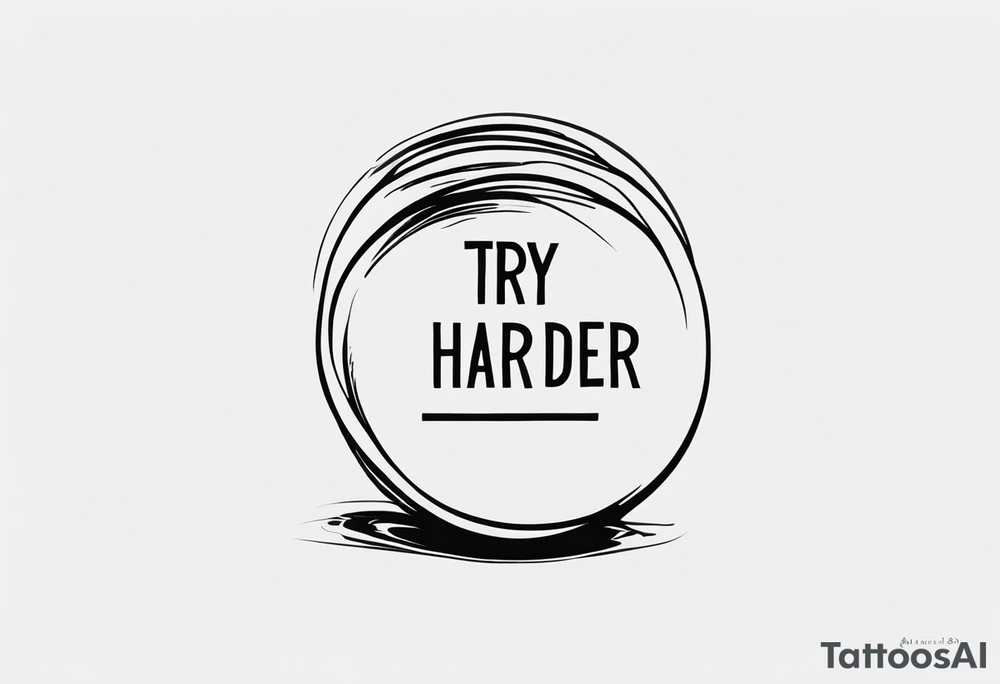 “Try harder” in another language  for a finger tattoo tattoo idea