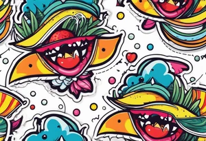 stitching together a wound tattoo idea