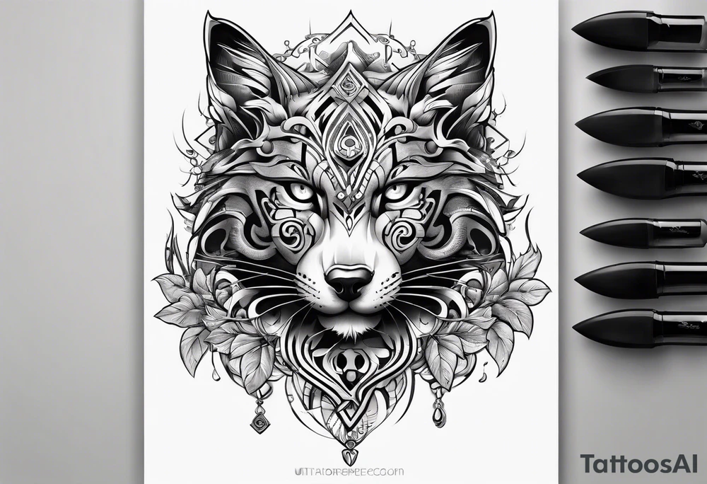 Чеширский кот tattoo idea