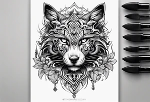 Чеширский кот tattoo idea