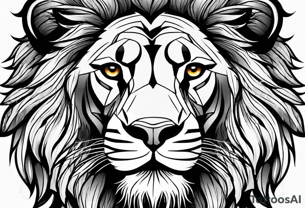 Lion tattoo idea