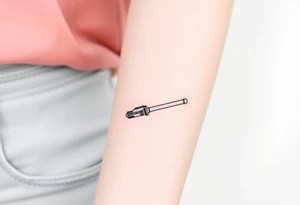 Star Wars Lightsabre handle tattoo idea