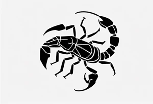 small scorpion tattoo idea