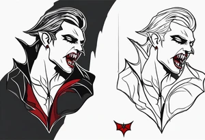 Vampire tattoo design tattoo idea
