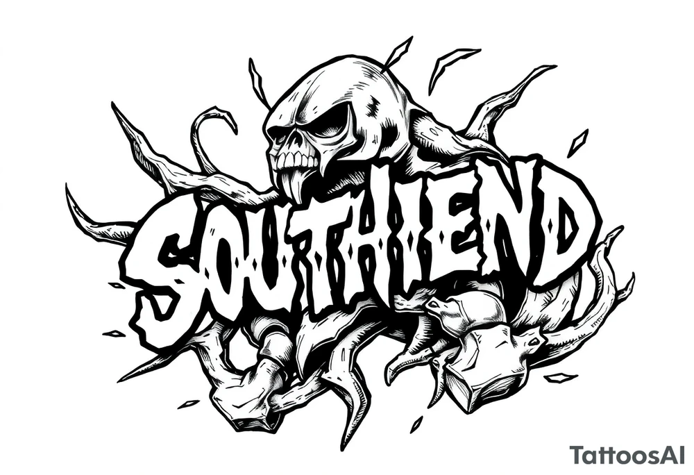“SOUTHEND” tattoo idea