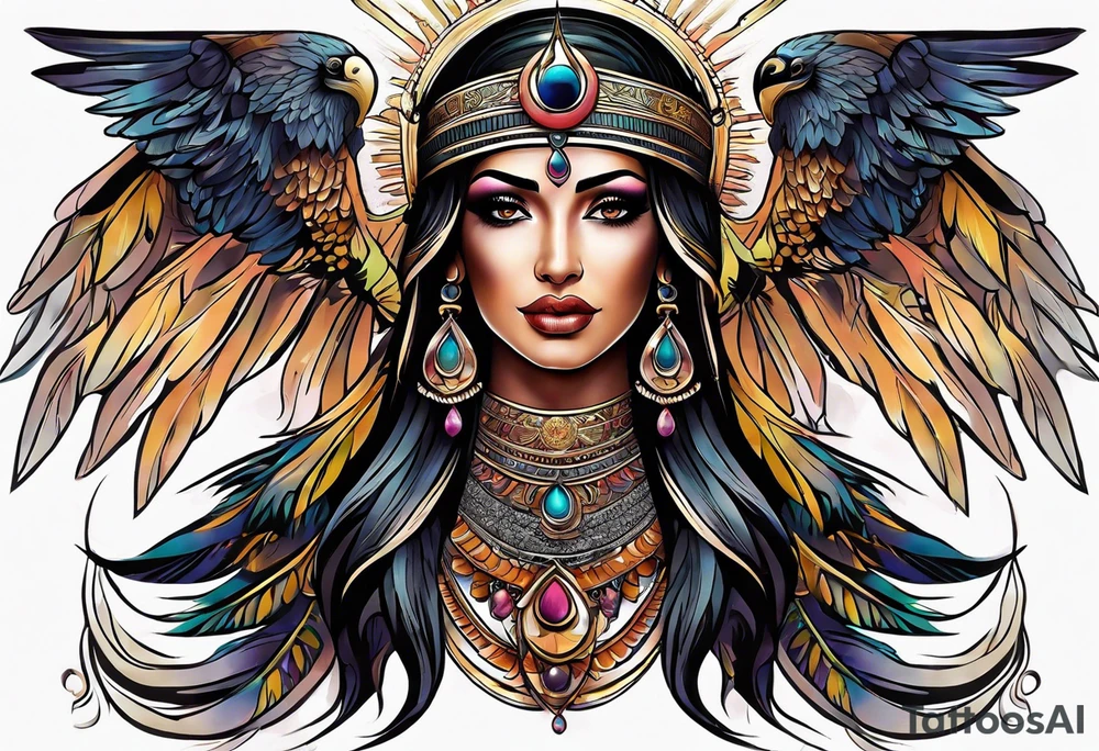 Isis Goddess Tattoo tattoo idea
