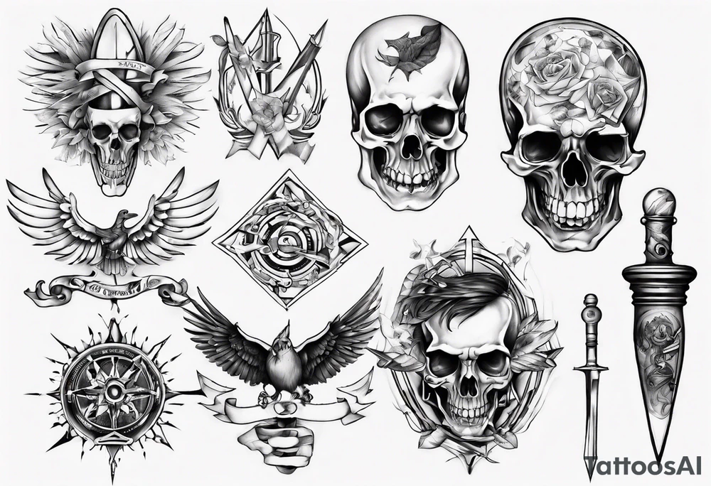 schwert tattoo idea