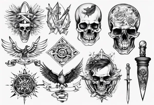 schwert tattoo idea