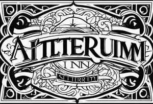 simul in aeternum tattoo idea