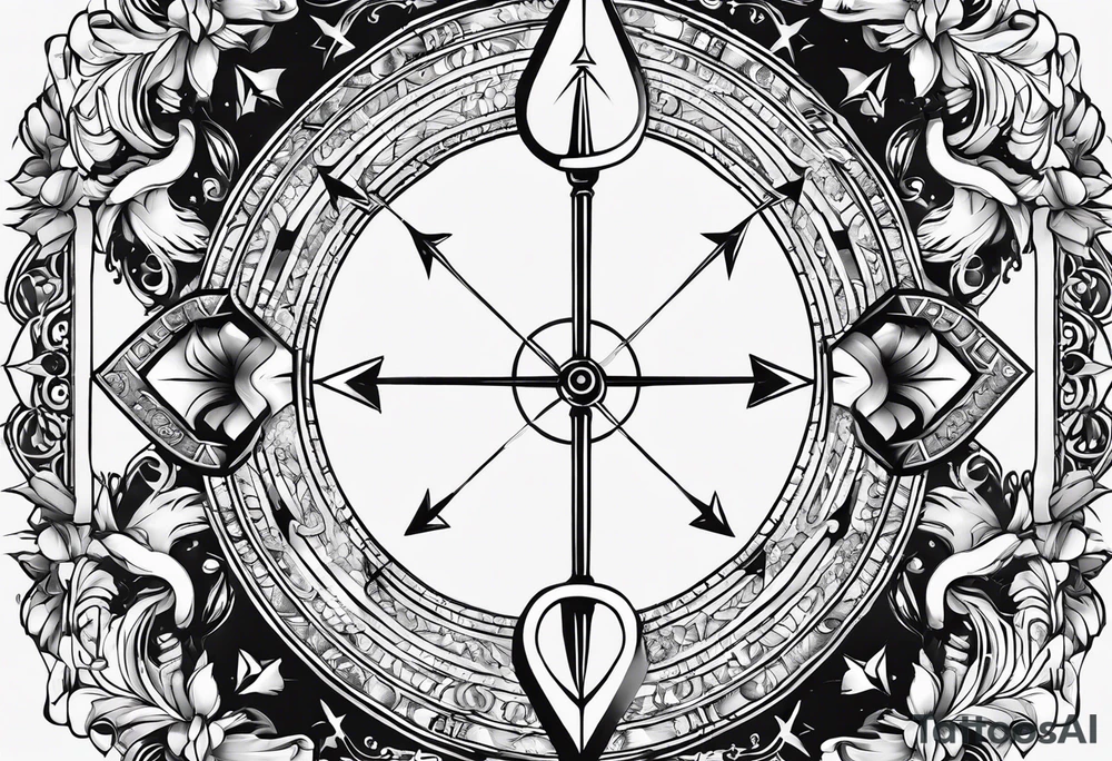 Half Taurus Half Gemini, split down the middle by an arrow. Astrology tattoo idea Half Taurus Half Gemini, split down the middle by an arrow. Astrology tattoo idea