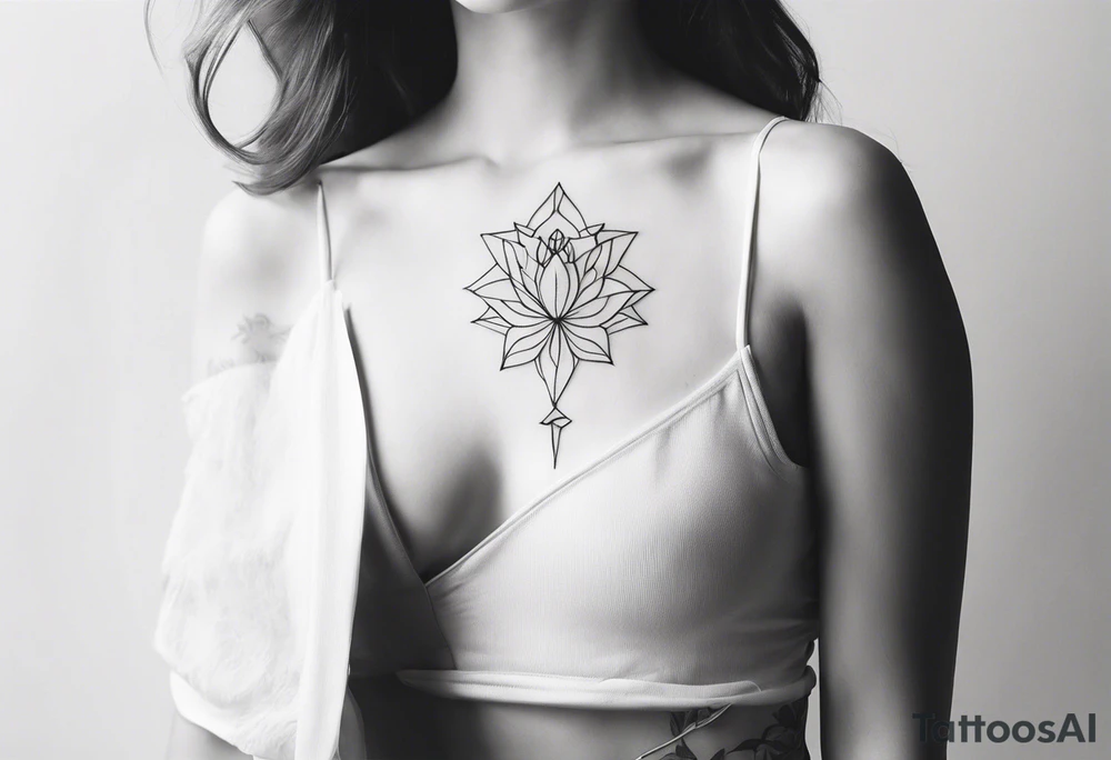 dainty, fine line tattoo idea
