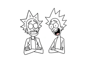 rick et morty tattoo idea