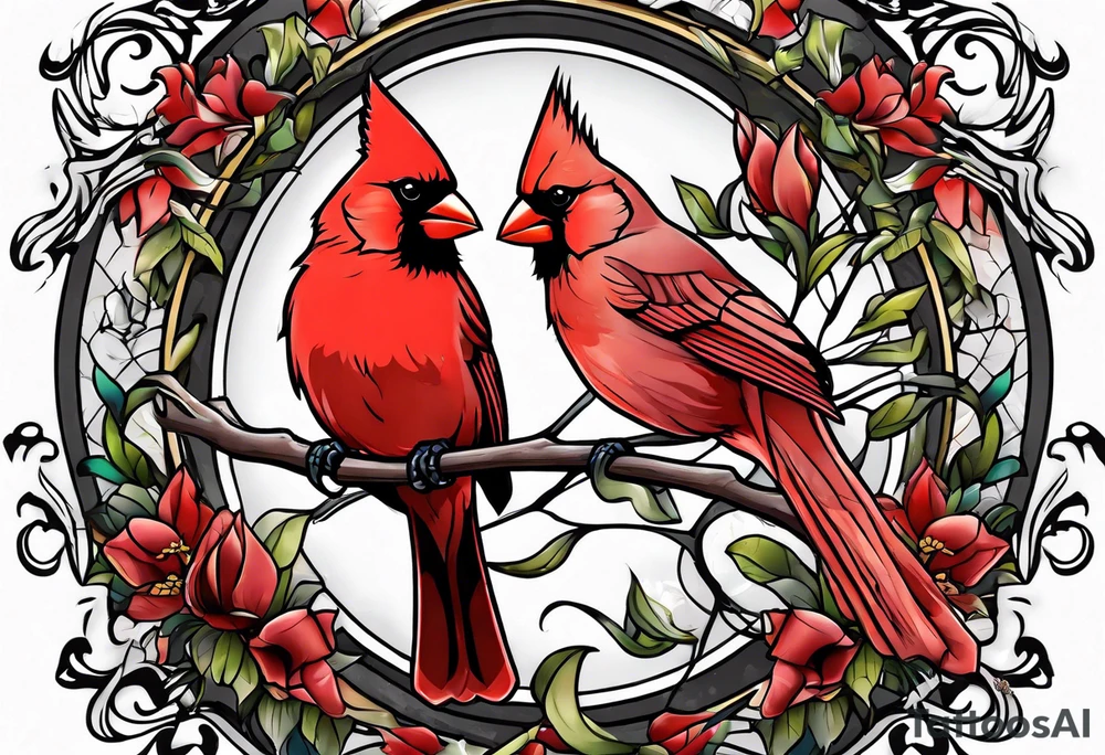 Cardinal and Pa tattoo idea