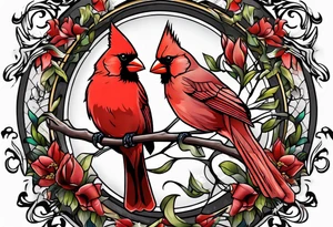 Cardinal and Pa tattoo idea