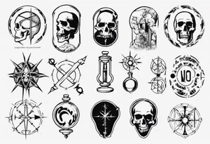 Combine science with Jesus,
No skulls tattoo idea