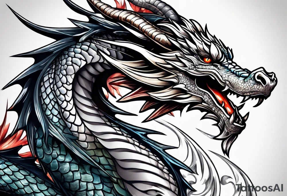 Dragon tattoo idea
