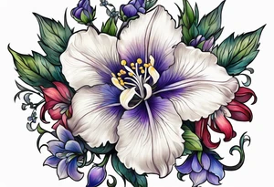 larkspur tattoo idea