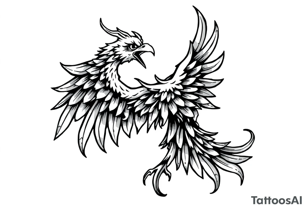 Phoenix tattoo idea
