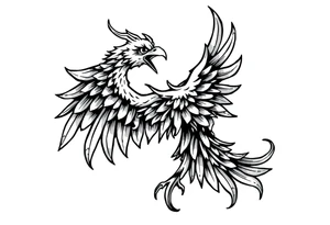 Phoenix tattoo idea