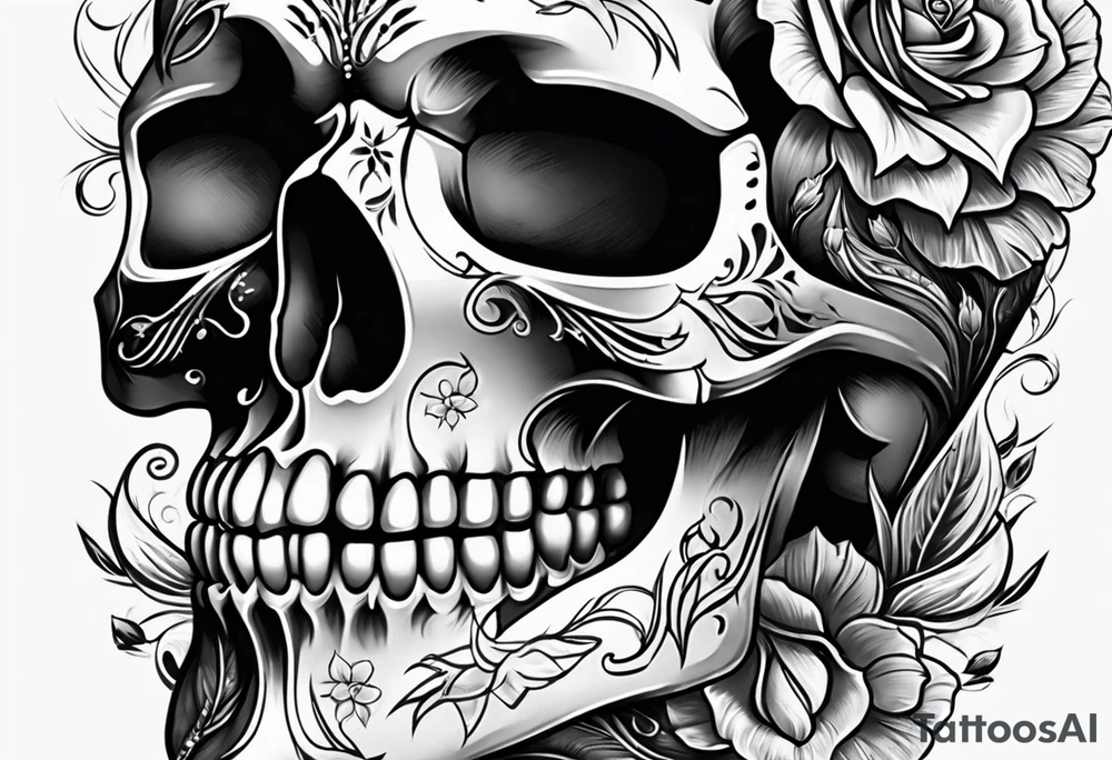 skull tattoo idea