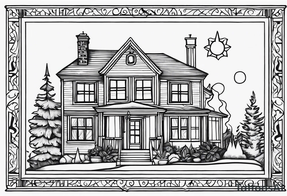 Charmed,halliwell manor tattoo idea