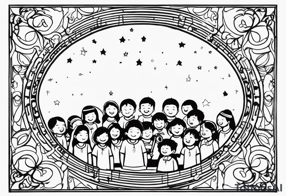 childrens choir tattoo idea