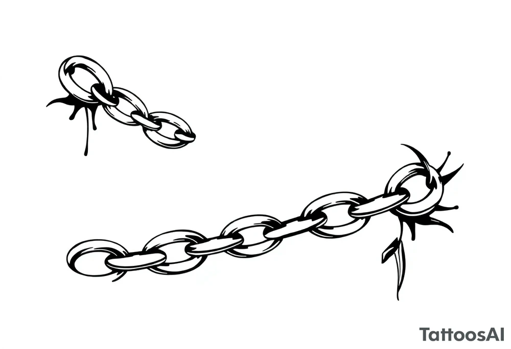 Chain tattoo idea